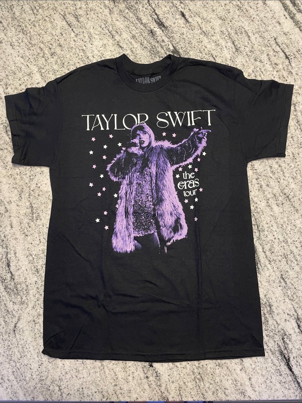 Taylor Swift The Eras Tour Live Photo Stars T Shirt Midnights Medium New